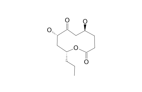 PHOMOLIDE-D;5,8-DIHYDROXY-10-PROPYLOXECANE-2,7-DIONE