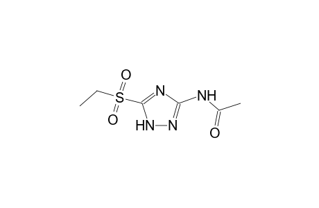 N-[5-(ethylsulfonyl)-1H-1,2,4-triazol-3-yl]acetamide