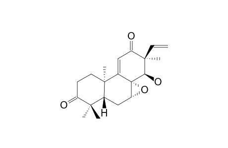 OVOIDEAL-B;ENT-14-ALPHA-HYDROXY-7-ALPHA,8-ALPHA-EPOXY-PIMARA-9(11),15-DIENE-3,12-DIONE