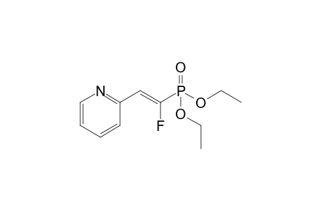 (E)-Diethyl 1-fluoro-2-(2'-pyridyl)ethenephosphonate