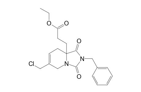 ETHYL-3-[2-BENZYL-6-(CHLOROMETHYL)-1,3-DIOXO-2,3,5,8-TETRAHYDROIMIDAZO-[1,5-A]-PYRIDIN-8A(1H)-YL]-PROPANOATE