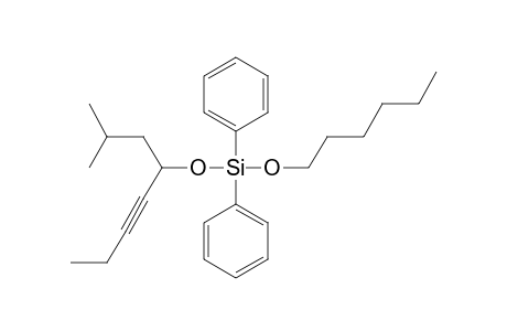 Silane, diphenyl(2-methyloct-5-yn-4-yloxy)hexyloxy-