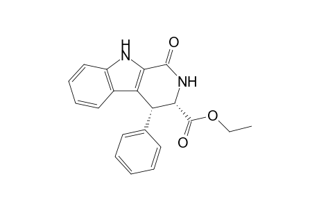 Ethyl (cis)-1-oxo-1,2,3,4-tetrahydro-4-phenyl-.beta.-carboline-3-carboxylate