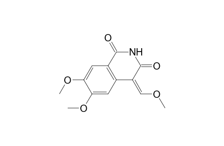 6,7-Dimethoxy-4-(methoxymethylene)-1,2,3,4-tetrahydroisoquinoline-1,3-dione