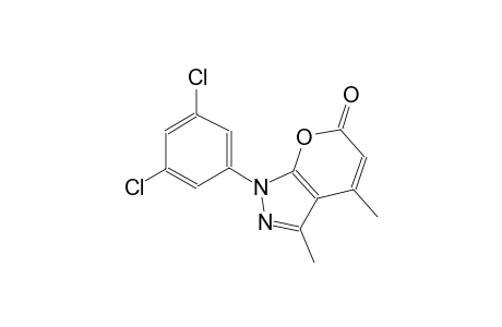 1-(3,5-dichlorophenyl)-3,4-dimethylpyrano[2,3-c]pyrazol-6(1H)-one