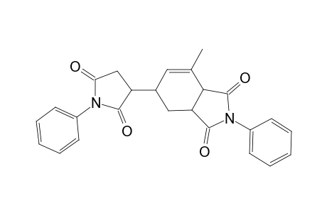 5-(2,5-diketo-1-phenyl-pyrrolidin-3-yl)-7-methyl-2-phenyl-3a,4,5,7a-tetrahydroisoindole-1,3-quinone
