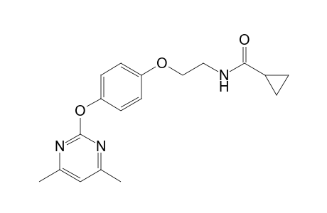 Cyclopropanecarboxamide, N-[2-[4-[(4,6-dimethyl-2-pyrimidinyl)oxy]phenoxy]ethyl]-