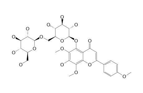 NEVADENSIN-5-O-BETA-D-GLUCOPYRANOSYL-(1->6)-BETA-D-GLUCOPYRANOSIDE