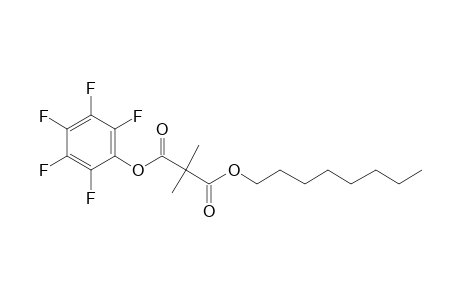 Dimethylmalonic acid, octyl pentafluorophenyl ester