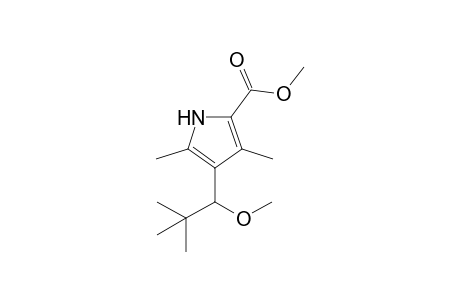 Methyl 3,5-dimethyl-4-(2',2'-dimethyl-1'-methoxypropyl)-1H-pyrrole-2-carboxylate