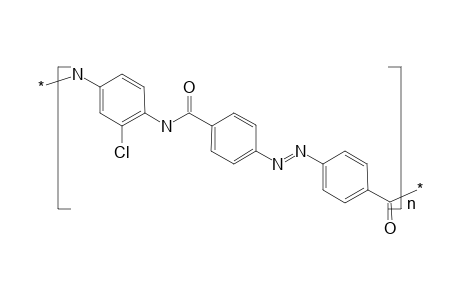 Poly(chloro-1,4-phenylene-4,4'-azodibenzamide)