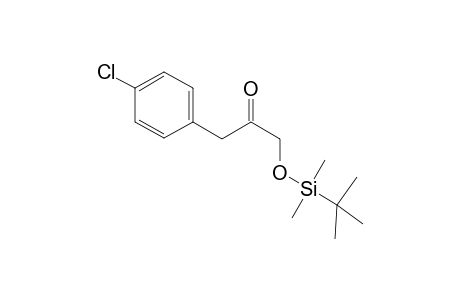 1-[tert-butyl(dimethyl)silyl]oxy-3-(4-chlorophenyl)-2-propanone