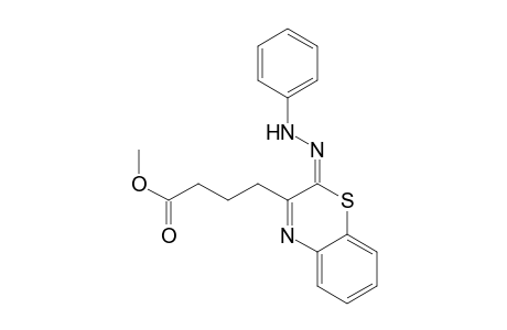 Methyl 4-(2-phenylhydrazono-2H-1,4-benzothiazin-3-yl)butanoate