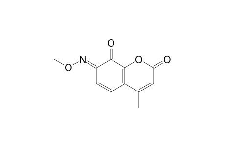 7-Methoxyimino-4-methylchromene-2,8-dione