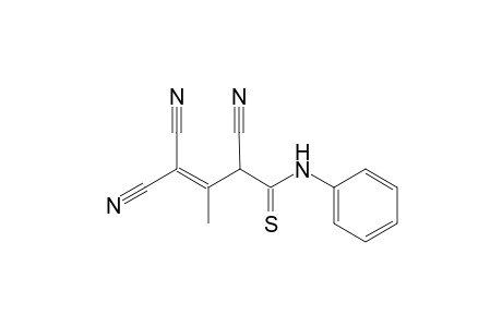 2,4,4-Tricyano-3-methyl-N-phenyl-3-butenethioamide