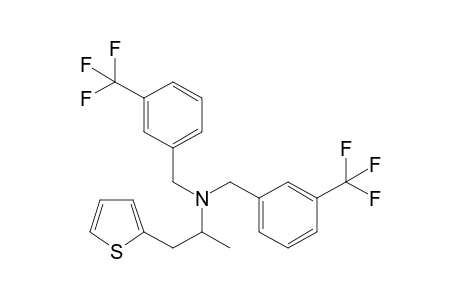 1-(Thiophen-2-yl)-N,N-bis(3-trifluoromethylbenzyl)propan-2-amine