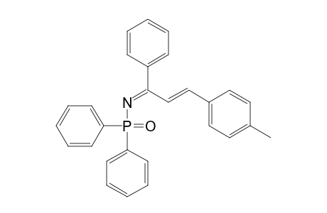 N-(Diphentlphosphinyl)-3-(p-methylphenyl)-1-phenyl-2-propeneimine