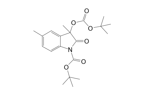 tert-Butyl 3-((tert-butoxycarbonyl)oxy)-3,5-dimethyl-2-oxoindoline-1-carboxylate
