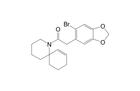 1-(1'-Azaspiro[5.5]undec-7'-en-1'-yl)-2-( 6'-bromobenzo[1,3]dioxol-5'-yl)ethanone