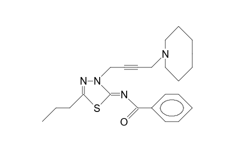 N-(3-[4-Octahydro-azocino-2-butynyl]-5-propyl-1,3,4-thiadiazol-2(3H)-ylidene)-benzamide