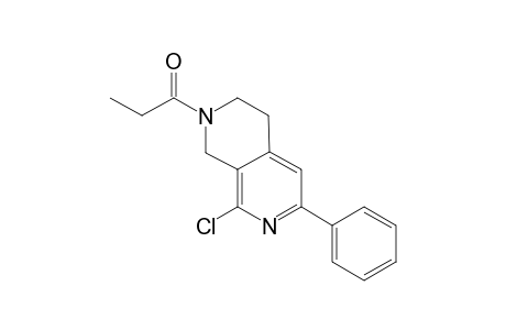 1-Chloro-7-(1-oxopropyl)-3-phenyl-5,6,7,8-tetrahydro-2,7-naphthrridine