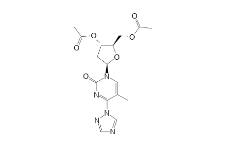4-(1,2,4-TRIAZOL-1-YL)-3',5'-DI-O-ACETYL-2'-DEOXYTHYMIDINE