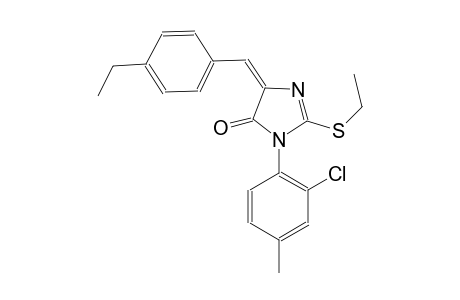 4H-imidazol-4-one, 3-(2-chloro-4-methylphenyl)-5-[(4-ethylphenyl)methylene]-2-(ethylthio)-3,5-dihydro-, (5E)-