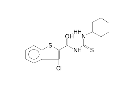 N-(3-CHLORO-2-BENZO[B]THIENOCARBONYL)-N'-CYCLOHEXYLTHIOUREA