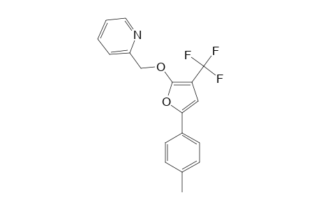 5-(4-METHYLPHENYL)-2-(2-PYRIDYLMETHOXY)-3-TRIFLUOROMETHYLFURAN