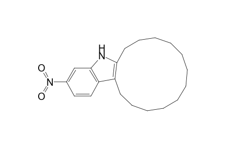 5H-Cyclotetradec[b]indole, 6,7,8,9,10,11,12,13,14,15,16,17-dodecahydro-3-nitro-