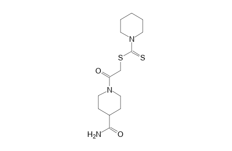 2-[4-(aminocarbonyl)-1-piperidinyl]-2-oxoethyl 1-piperidinecarbodithioate