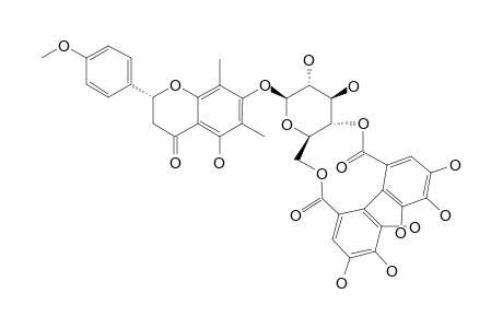 MATTUCINOL-7-O-[4'',6''-O-(S)-HEXAHYDROXYDIPHENOYL]-BETA-D-GLUCOPYRANOSIDE