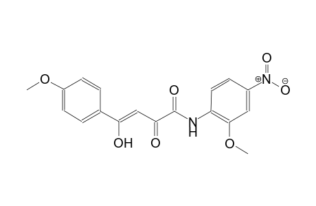 (3Z)-4-hydroxy-N-(2-methoxy-4-nitrophenyl)-4-(4-methoxyphenyl)-2-oxo-3-butenamide