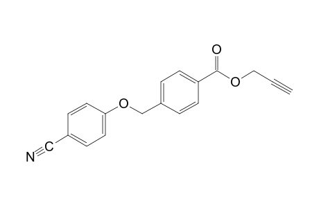 alpha-(p-CYANOPHENOXY)-p-TOLUIC ACID, 2-PROPYNYL ESTER