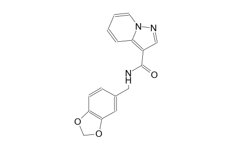 pyrazolo[1,5-a]pyridine-3-carboxamide, N-(1,3-benzodioxol-5-ylmethyl)-