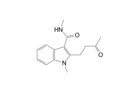 N,1-Dimethyl-2-(3-oxobutyl)-1H-indole-3-carboxamide