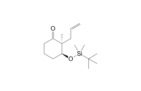 (2S,3S)-3-[tert-butyl(dimethyl)silyl]oxy-2-methyl-2-prop-2-enyl-1-cyclohexanone