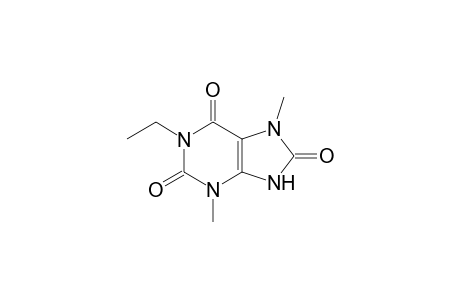 1-Ethyl-3,7-dimethyl-9H-purine-2,6,8-trione