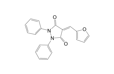3,5-Pyrazolidinedione, 4-(2-furanylmethylene)-1,2-diphenyl-