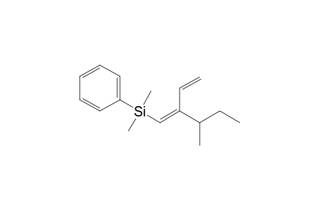1-(Dimethylphenylsilyl)-2-(1'-methylpropyl)-1,3-butadiene