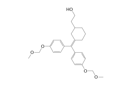 3-(2'-Hydroxyethyl)-1-[bis(p-{methoxymethoxy}phenyl)methylene]cyclohexane