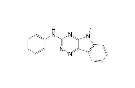 3-Phenylamino-5-methyl-5H-1,2,4-triazino[5,6-b]indole