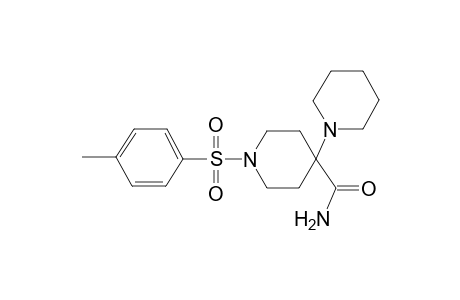 1-(4-Methylphenyl)sulfonyl-4-(1-piperidinyl)-4-piperidinecarboxamide