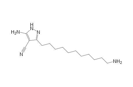 3-Amino-5-(11-aminoundecyl)-1H-pyrazole-4-carbonitrile