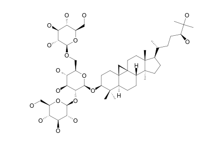 (3-BETA,24S)-9,19-CYCLOARTANE-3,24,25-TRIOL-3-O-[BETA-D-GLUCOPYRANOSYL-(1->2)]-[BETA-D-GLUCOPYRANOSYL-(1->6)]-BETA-D-GLUCOPYRANOSIDE