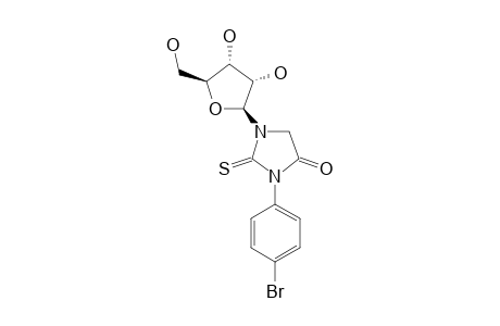 1-(BETA-D-RIBOFURANOSYL)-3-(4-BROMOPHENYL)-2-THIOXOIMIDAZOLIDIN-4-ONE