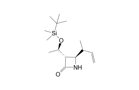 (3S,4R)-4-(1"-Methyl-2"-propenyl)-3-[(R)-1'-(t-butyldimethylsilyloxy)ethyl]azetidin-2-one