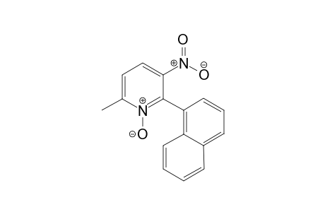 6-Methyl-2-(naphthalen-1-yl)-3-nitropyridine 1-oxide