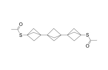 3,3''-Bis(acetylthio)[3]staffane