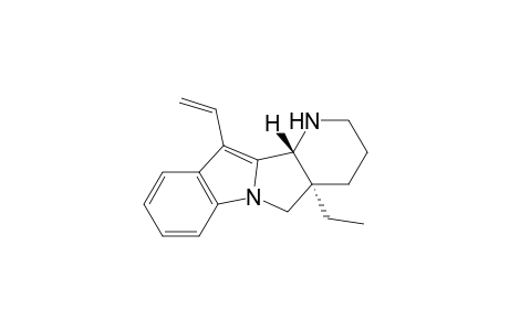 2H-Pyrido[2',3':3,4]pyrrolo[1,2-a]indole, 11-ethenyl-4a-ethyl-1,3,4,4a,5,11b-hexahydro-, trans-(.+-.)-